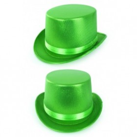 Dameshoed 76128 metallic groen
